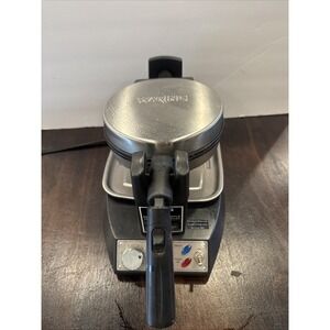 Waring Pro Belgium Stainless Waffle Maker WWM200SA Rotating Restaurant Style